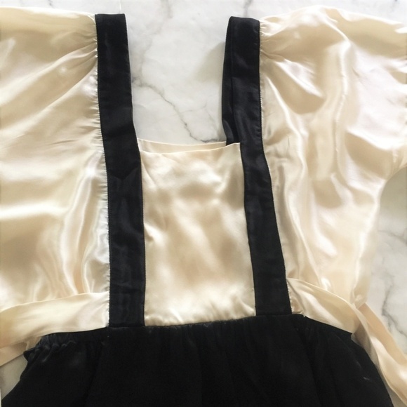 Richard Ruiz Silk Tie Waist Pinafore Apron Style Dress with Pockets NWOT - Picture 8 of 8